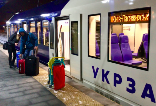 Kyiv’s new train to the plane – the Kyiv Boryspil Express train – runs at full schedule this week --