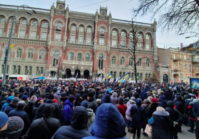 Ukraine’s central bank directly accused oligarch Igor  Kolomoisky Wednesday of orchestrating an attack of slander paid protests and “an attempt by hired thugs to forcibly invade”