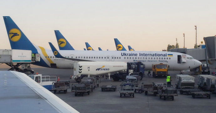 Украинские международные авиалинии сокращают 35% своего персонала, законсервировали 60% своего парка