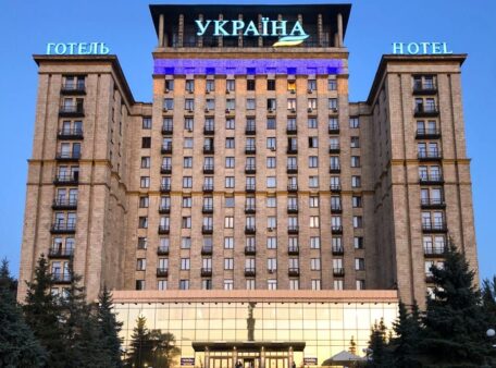 Kyiv hotel occupancy drops due to COVID-19 restrictions.