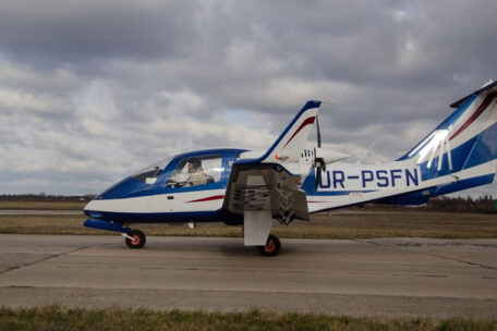Nueva aeronave presentada en Odesa.