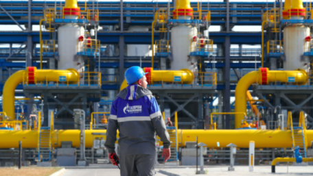 Gazprom accuses Western Europe of a gas shortage.