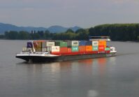  « Transship » a transporté plus de 300 000 tonnes de marchandises par le fleuve.