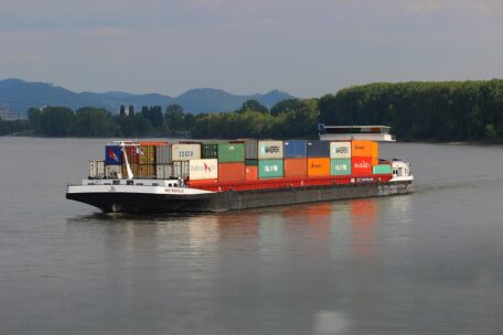 “Transship” has transported more than 300,000 tons of cargo by the river.