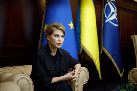 Dialogue d’Olga Stefanishina avec l’UE sur la voie verte pour l’Ukraine.