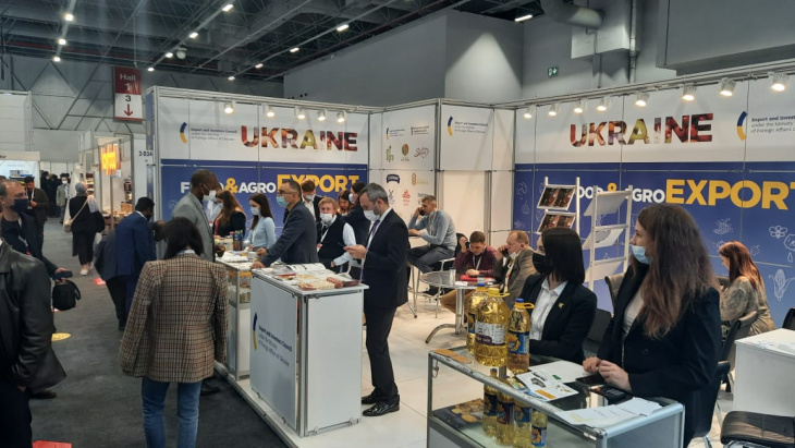The Ukrainian stand was presented at Istanbul's Export Gateway to Africa exhibition.