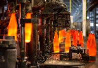 Gas prices force glass producers to shut down production.