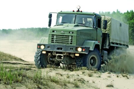 KrAZ will release a truck with an American engine.