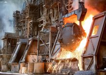 Ukraine increased steelmaking by 3.6 % over the prior year.