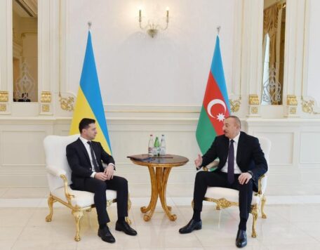 Highlights of Volodymyr Zelensky’s meeting with President of Azerbaijan Ilham Aliyev