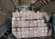 Ukraine has received humanitarian aid from Germany, China, and France.