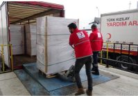 Ukraine has received humanitarian aid from Germany, China, Turkey, and France.