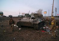 During the past 24hrs, more than 100 units of enemy armored vehicles have been destroyed in the Kharkiv region