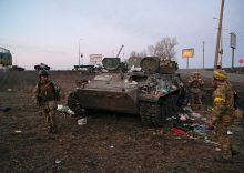 During the past 24hrs, more than 100 units of enemy armored vehicles have been destroyed in the Kharkiv region