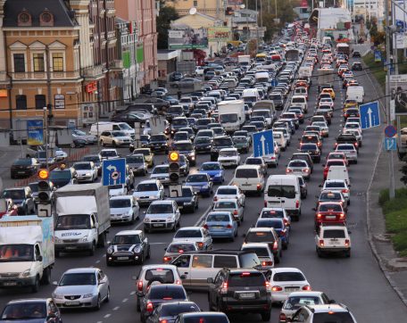 Kyiv is among TOP-3 cities with the largest traffic jams in the world.