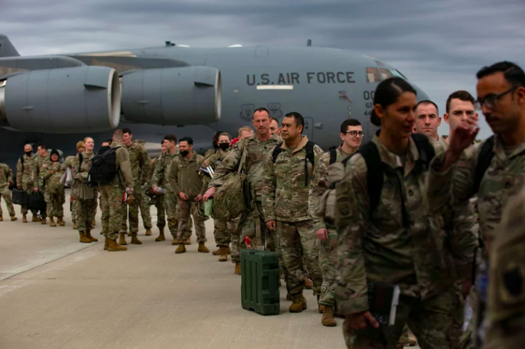 The United States moved thousands of additional troops to Eastern Europe