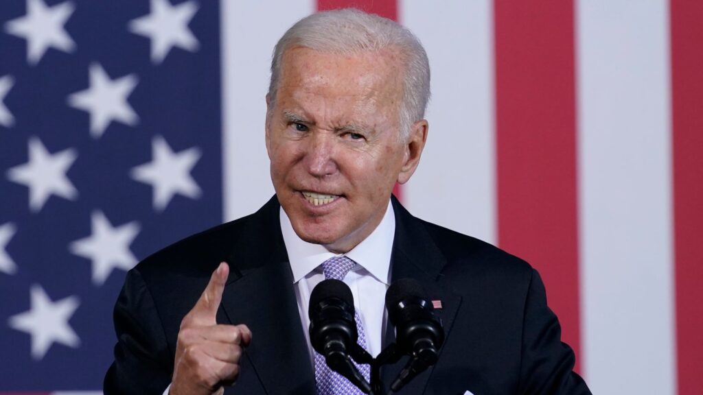 Biden said the United States will continue to supply Ukraine with defensive aid.