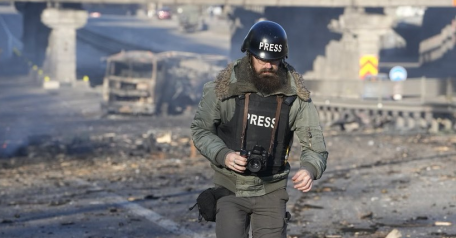 Twelve journalists have died since the beginning of the war in Ukraine.