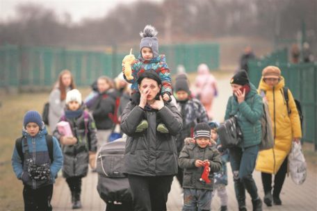 Over 40,000 women and children were evacuated from all over Ukraine in one day.