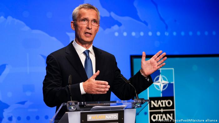 The NATO Secretary-General has warned Russia against attacking Ukraine's arms supply channels.