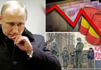 Российская агрессия постепенно сказывается на российской экономике.
