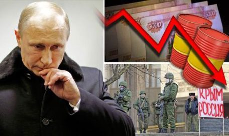 Agresja Rosji stopniowo odbija się na rosyjskiej gospodarce.