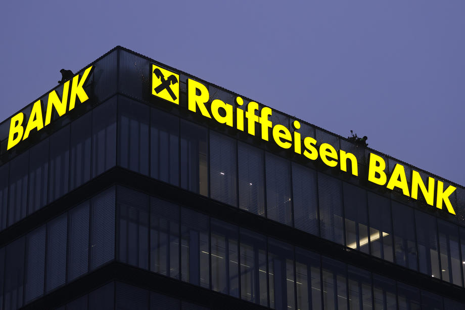Raiffeisen Bank is considering leaving Russia.