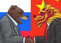 Russia has asked China for military help.