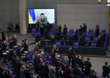 The President of Ukraine, Volodymyr Zelensky, made a powerful speech in the Bundestag,