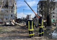 More victims were found under the rubble of houses in Borodyanka.