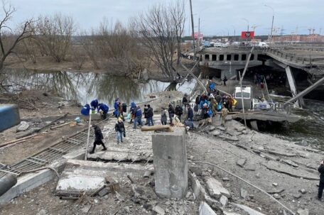 Около 30% инфраструктуры Украины пострадало от российского вторжения.
