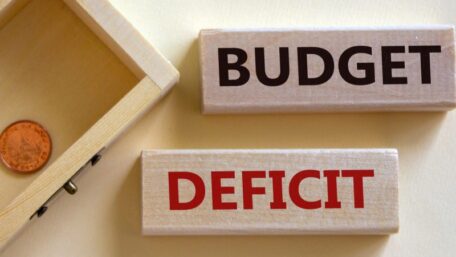 Ukraine’s state budget deficit at $ 8 B a month. 