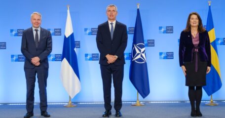 Russia says Sweden and Finland will become unfriendly countries after joining NATO.