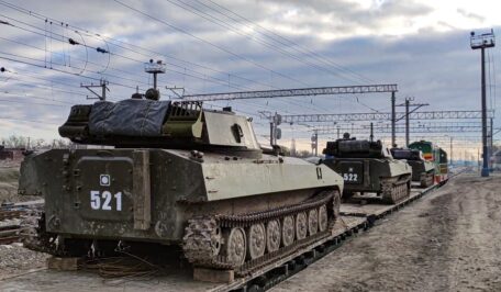 Почти 700 единиц вражеской техники отошли из Киевской области в сторону белорусской границы.