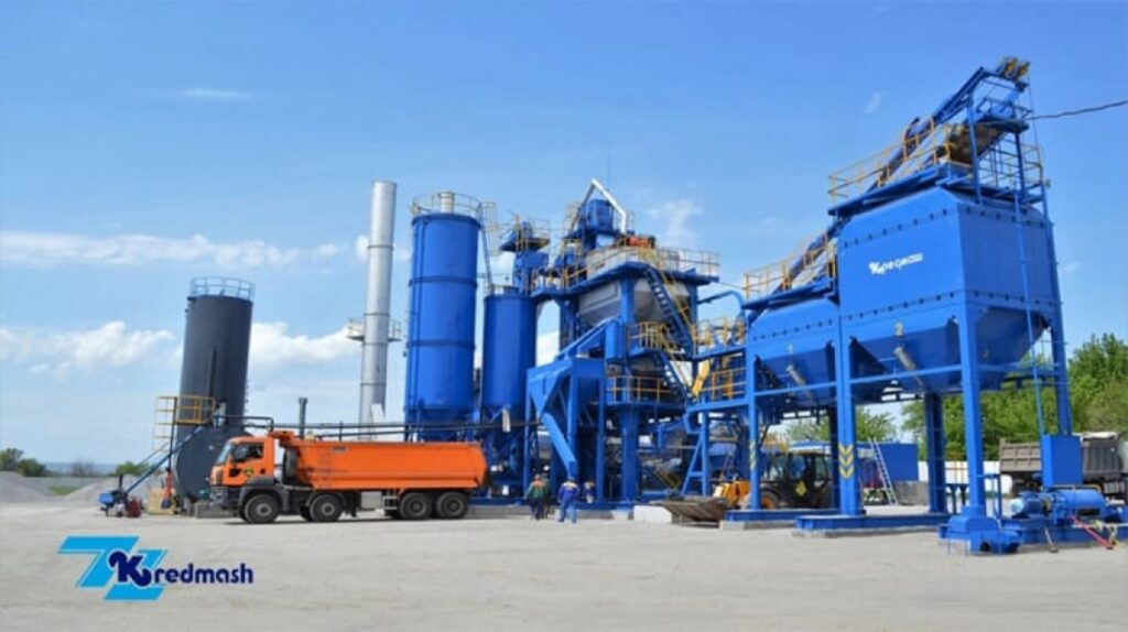 A new asphalt concrete plant was built in the Lviv region.