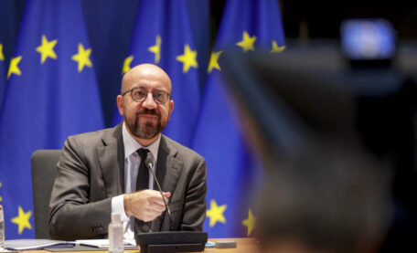 Charles Michel supports the confiscation of frozen Russian assets to restore Ukraine.