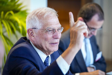 Josep Borrell suggests using Russia’s foreign exchange reserves to rebuild Ukraine.