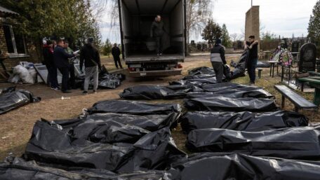 More than 3,000 Ukrainian civilians have been killed.