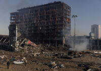 La capitale de l'Ukraine a besoin de 70 millions d'euros pour réparer les dommages causés par les bombardements russes.
