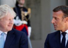 Boris Johnson i prezydent Macron zgadzają się na dalsze wspieranie Ukrainy.