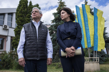 Prokurator Generalny USA przybywa do Ukrainy, aby spotkać się z Prokuratorem Generalnym Iryną Wenedyktową.