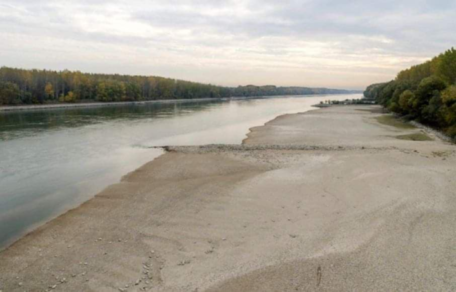 The Danube’s shallow water will affect cargo flow.