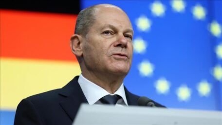 Scholz popiera członkostwo w UE dla Ukrainy, Mołdawii i Gruzji.