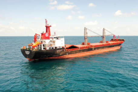 El primer barco ha llegado a Ucrania para cargar grano.