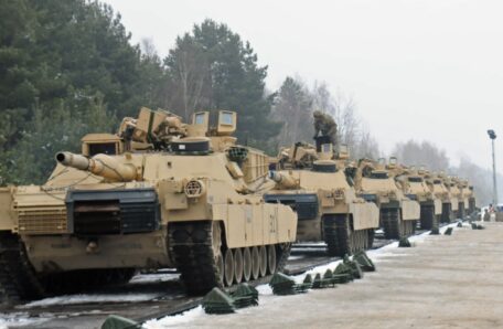 The US may give Ukraine tanks soon.