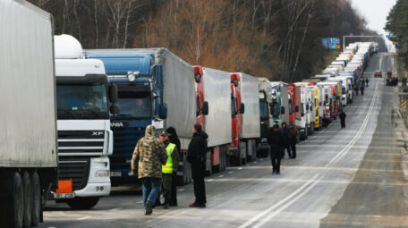 The queue situation at the Ukrainian-Polish border has improved.