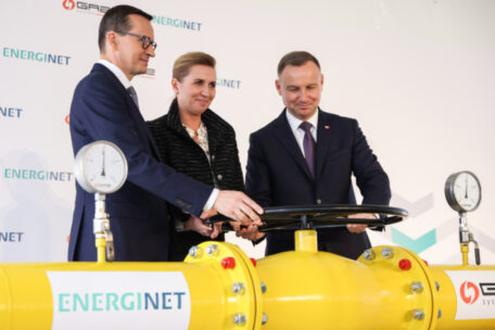 La Pologne a lancé le gazoduc de la Baltique pour importer du gaz norvégien.