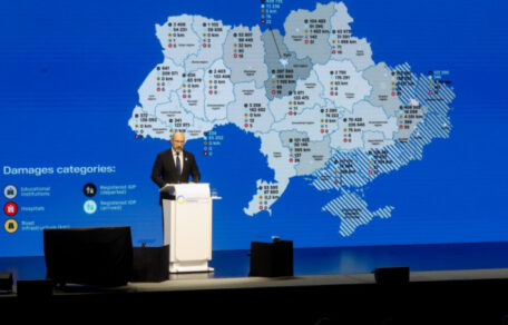 Denys Szmyhal wymienił kluczowe czynniki dla planu odbudowy Ukrainy po wojnie.