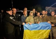 Russia has released 215 Ukrainian prisoners, including the Azovstal defenders.