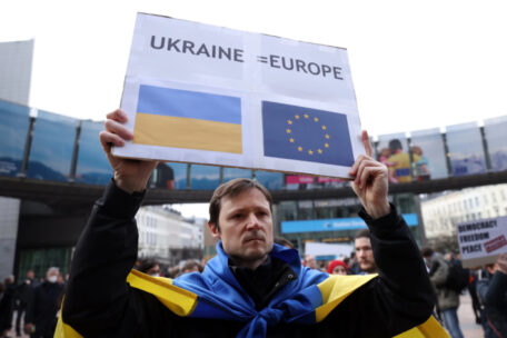 Większość Europejczyków opowiada się za przystąpieniem Ukrainy do UE.